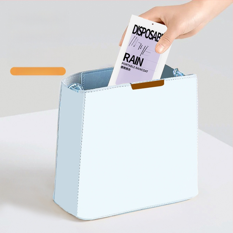 PEVA еднократен дъждобран-понче за възрастни, стандартна дебелина, карикатурен стил