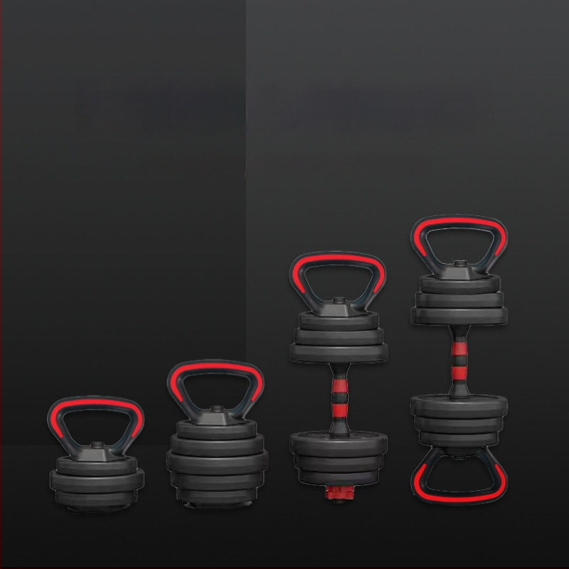 Rukoväť na kettlebell s nastaviteľnou dĺžkou základne – EVA materiál, univerzálny úchop na činky s kotúčmi, model XX833403507297