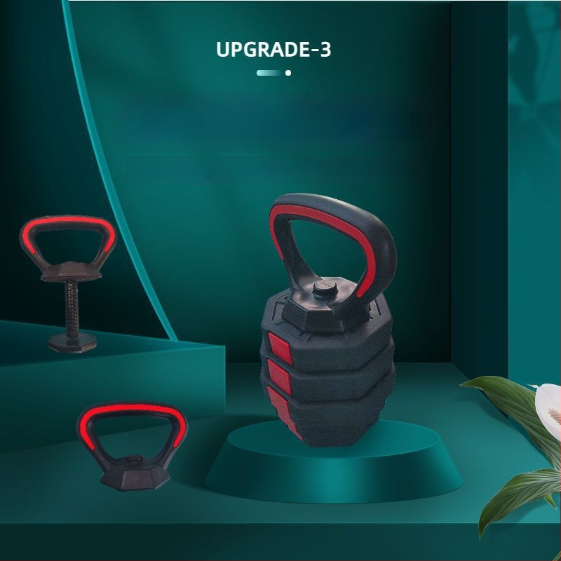 Rukoväť na kettlebell s nastaviteľnou dĺžkou základne – EVA materiál, univerzálny úchop na činky s kotúčmi, model XX833403507297