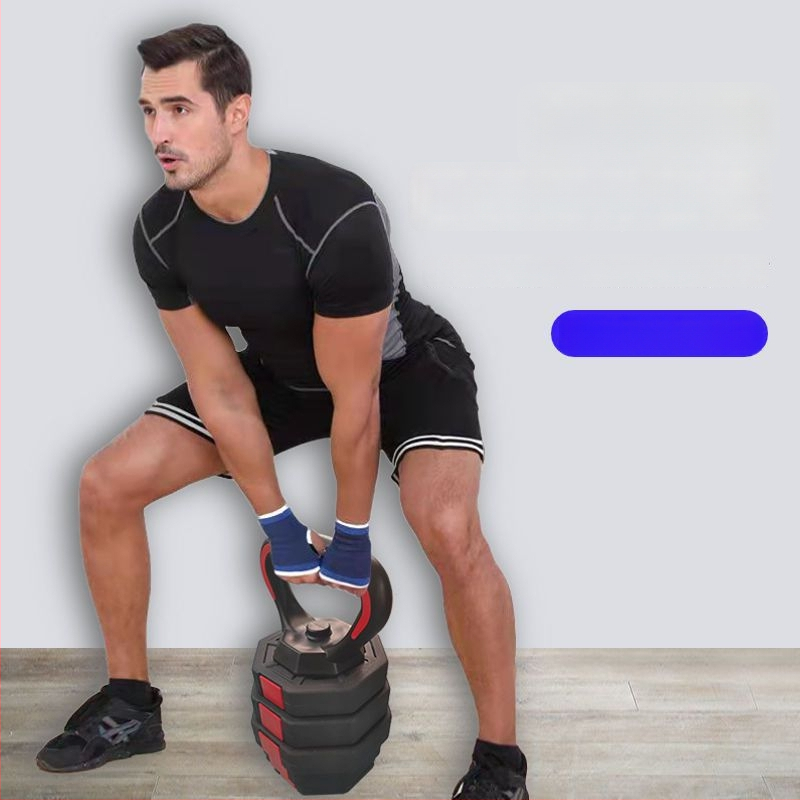 Rukoväť na kettlebell s nastaviteľnou dĺžkou základne – EVA materiál, univerzálny úchop na činky s kotúčmi, model XX833403507297