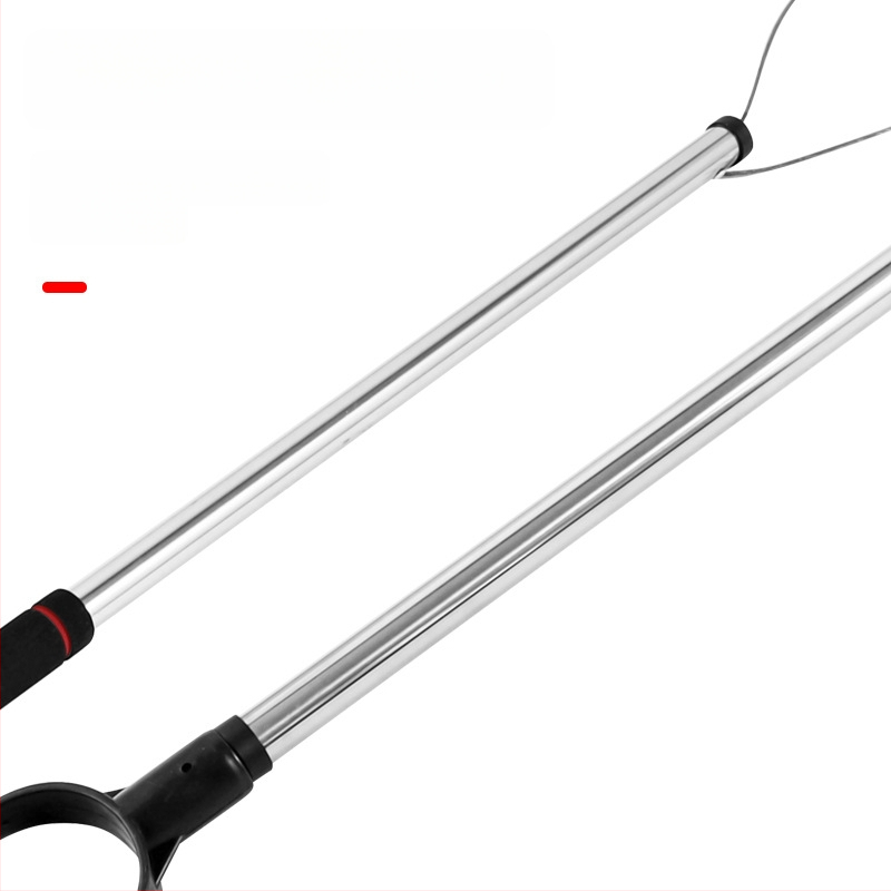 Уловител за котки и кучета с удължена пръчка от неръждаема стомана