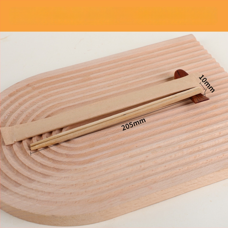 Jednorázové bambusové paličky na jedlo, s tvrdeným a zosilneným dizajnom, 50 párov na balenie, samostatné balenie, značka Guyuetiancheng