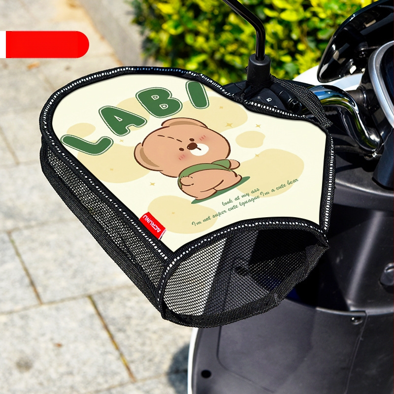 Rankenėlių uždangalas elektriniams paspirtukams ir motociklams – aliuminio šiluminis sluoksnis; atsparus vandeniui, kvėpuojantis, šiluminė izoliacija; pritaikomas.