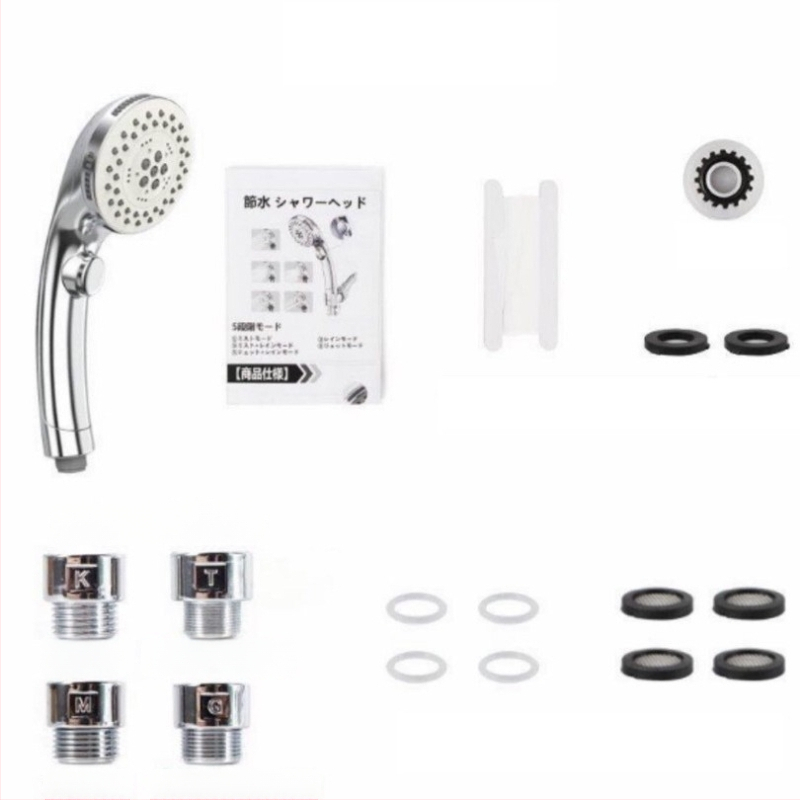 Ručný sprchový systém s americkým štýlom trysky, ABS materiál, úspora vody s mikrobublinkami, odstraňovanie chlóru