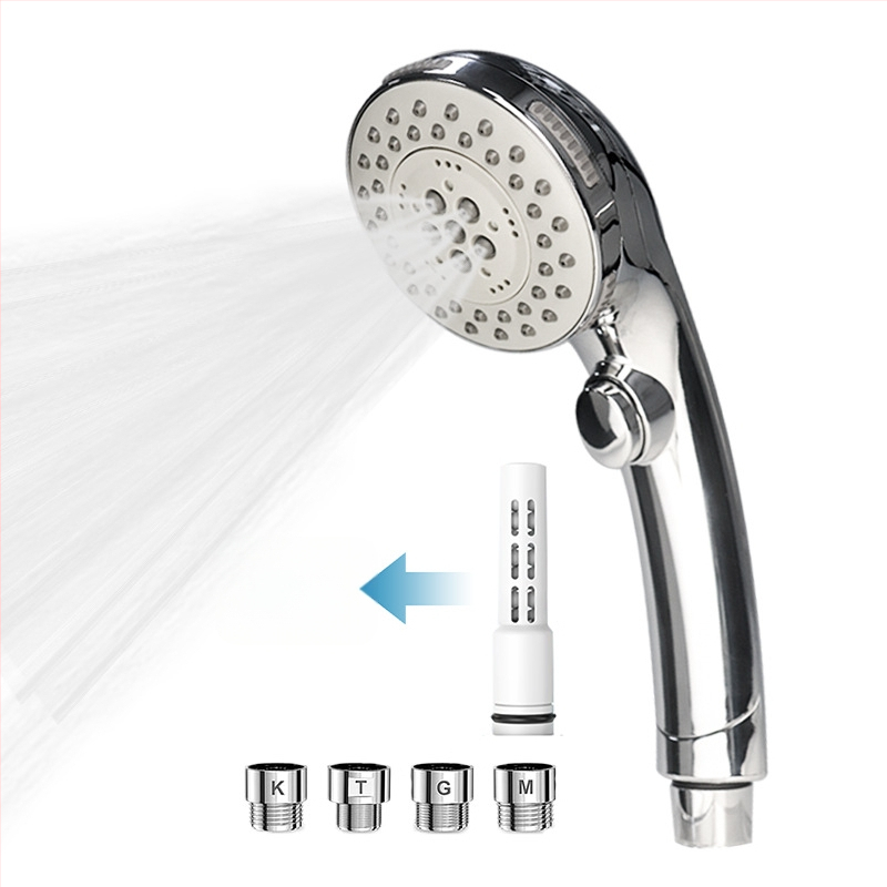 Ručný sprchový systém s americkým štýlom trysky, ABS materiál, úspora vody s mikrobublinkami, odstraňovanie chlóru