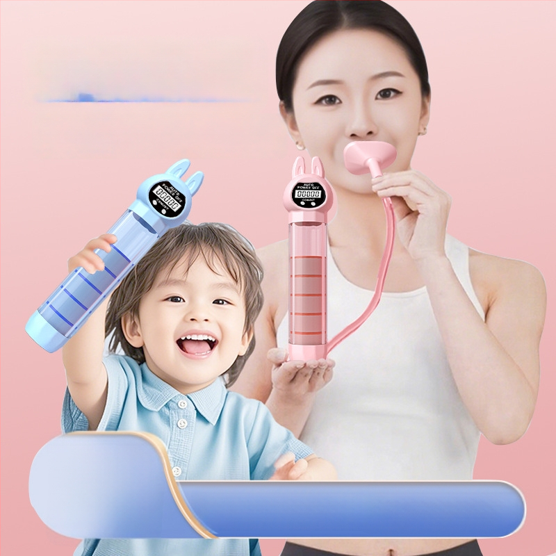 Prenosné zariadenie na brušné cvičenie s dýchacím pásom – Štandardný / Zajac model, Materiál: Mouth-blown PP + Silicone Straw + Main Body AS, Kód produktu: 20250805