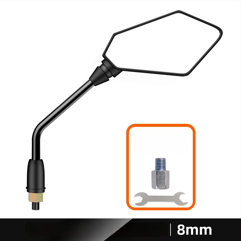 Ľavostranné spätné zrkadlo pre elektrické kolobežky Yadi E8 Laida, Kepu, sklenené