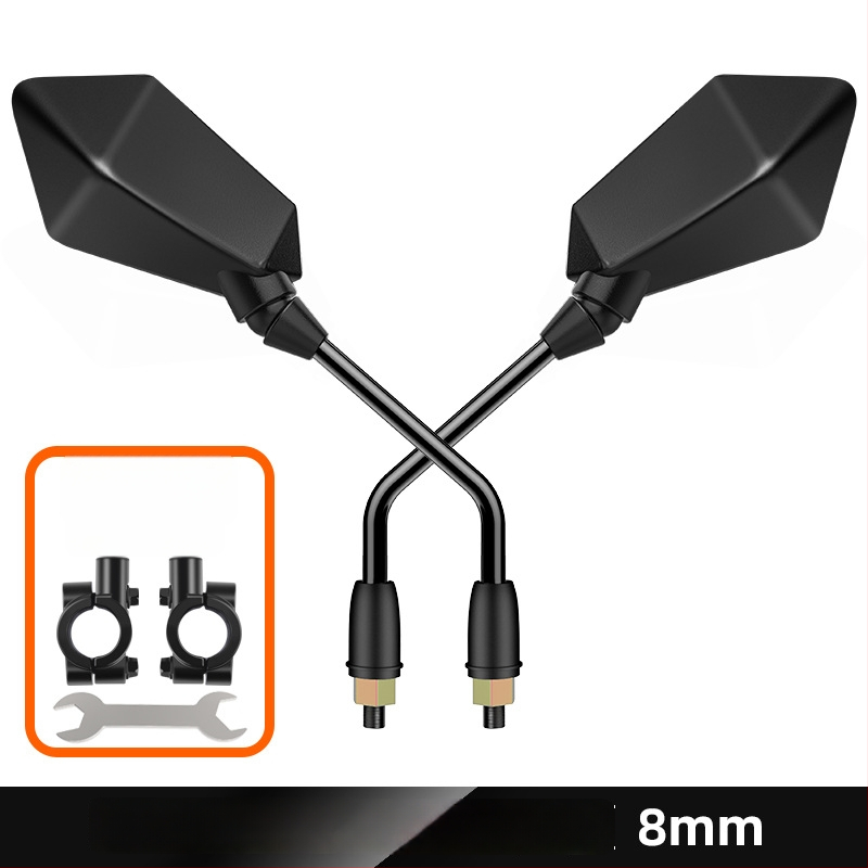 Ľavostranné spätné zrkadlo pre elektrické kolobežky Yadi E8 Laida, Kepu, sklenené