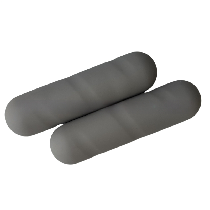 Silikónová palica na tréning paží – železo a silikón, protišmyková úchytka, vhodná pre Pilates/Jóga, hmotnosť 2 kg za pár