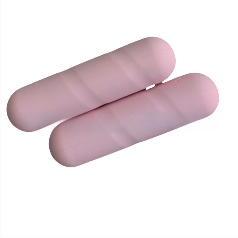 Silikónová palica na tréning paží – železo a silikón, protišmyková úchytka, vhodná pre Pilates/Jóga, hmotnosť 2 kg za pár