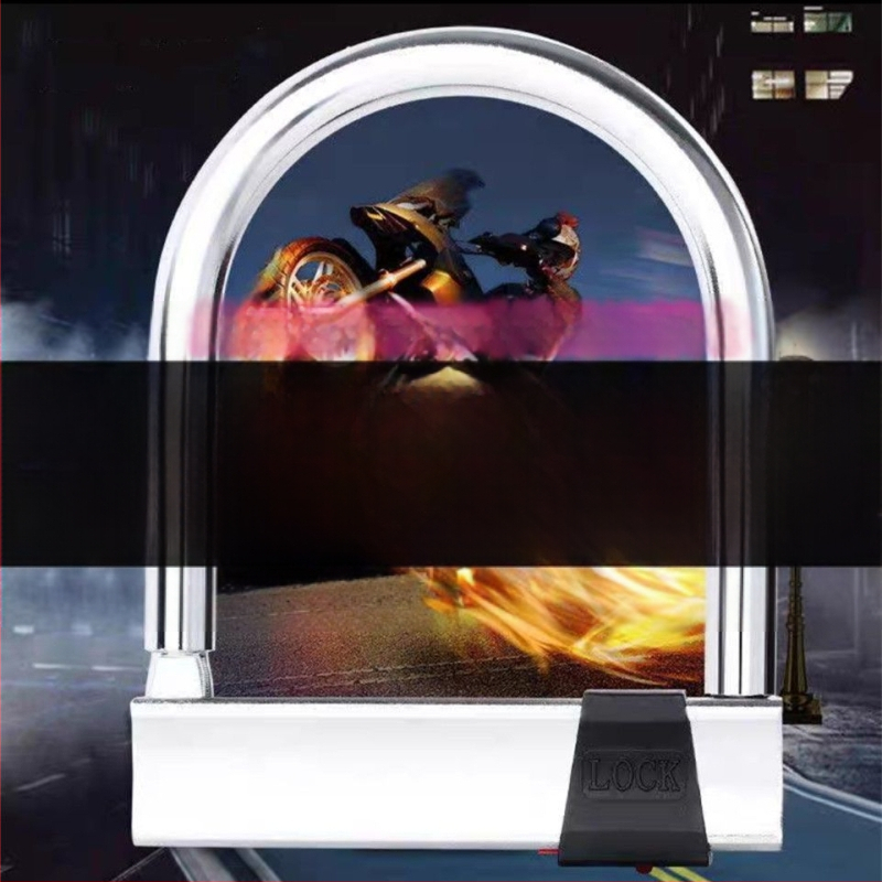 Guan ling zámok na auto, nerezová oceľ, moderný minimalistický štýl, všeobecné použitie.