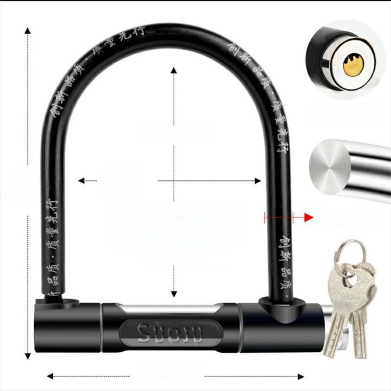 Guan ling zámok na auto, nerezová oceľ, moderný minimalistický štýl, všeobecné použitie.