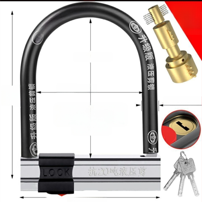 Guan ling zámok na auto, nerezová oceľ, moderný minimalistický štýl, všeobecné použitie.