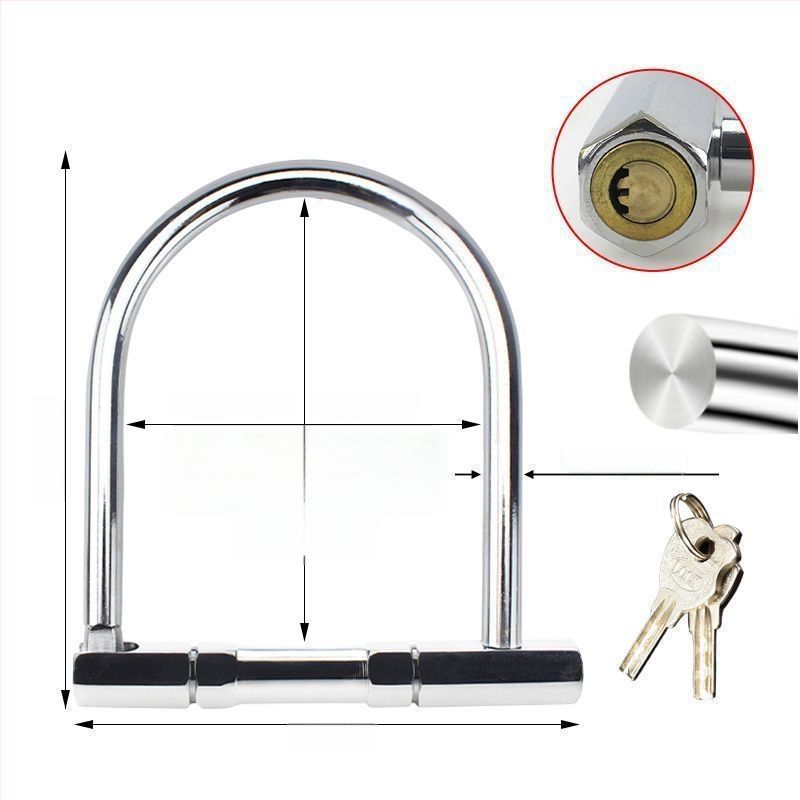 Guan ling zámok na auto, nerezová oceľ, moderný minimalistický štýl, všeobecné použitie.