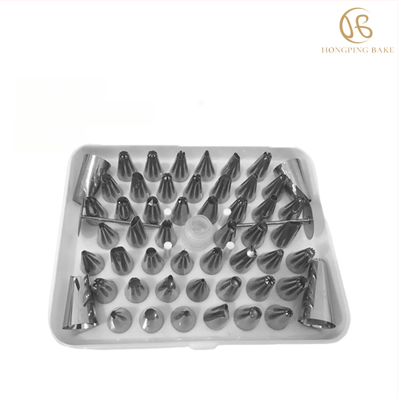 Sada 24 tipov na zdobenie z nehrdzavejúcej ocele pre koláče a sušienky, krémové trysky, moderný minimalistický dizajn