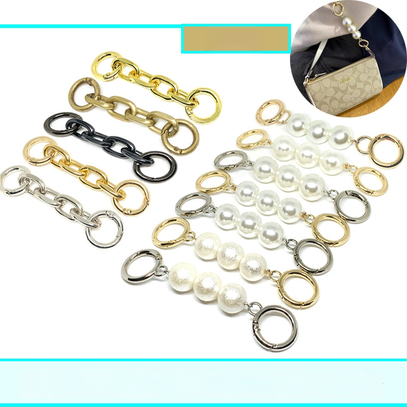 Xinhe Kovová Taška na Rameno s Predĺženým Perlovým Reťazom – Jar 2023, Vzor Krajina