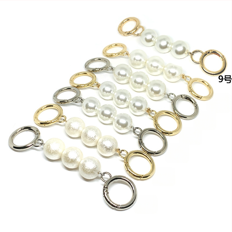 Xinhe Kovová Taška na Rameno s Predĺženým Perlovým Reťazom – Jar 2023, Vzor Krajina