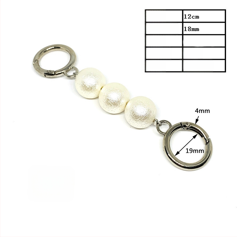 Xinhe Kovová Taška na Rameno s Predĺženým Perlovým Reťazom – Jar 2023, Vzor Krajina