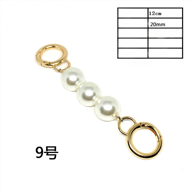 Xinhe Kovová Taška na Rameno s Predĺženým Perlovým Reťazom – Jar 2023, Vzor Krajina