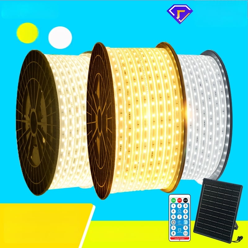 Vonkajšia LED páska 24V, 120 LED (2835 Sanan), 6W, vodotesná