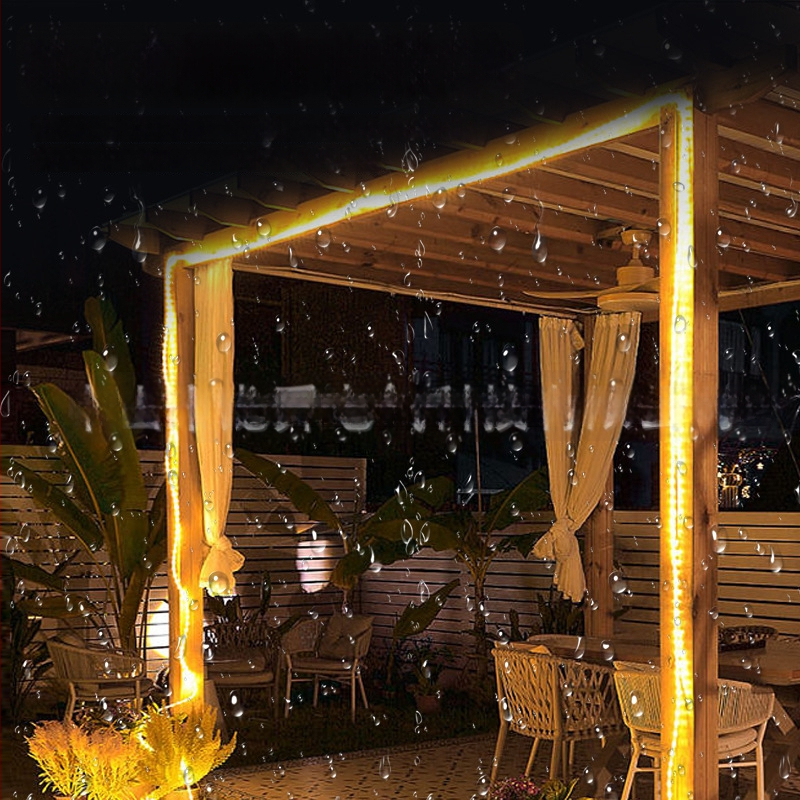 Vonkajšia LED páska 24V, 120 LED (2835 Sanan), 6W, vodotesná