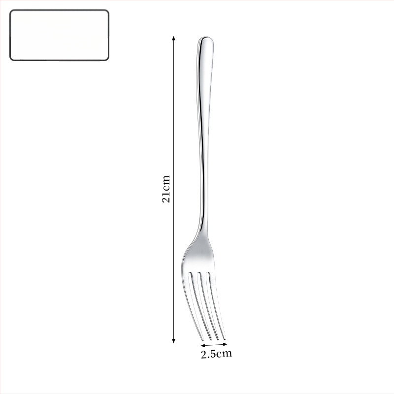 Set príborov z 316L nerezovej ocele – leštený do lesku, hrubý nôž, vidlička a lyžica, moderný minimalistický štýl