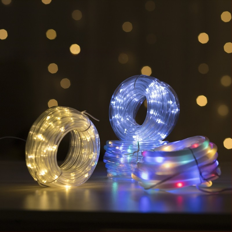 Solárne vodotesné trubkové svetlo pre vonkajšiu dekoráciu (Model 703; výkon 0.6W; vstupné napätie 2V; ovládanie tlačidlom/diaľkovým ovládaním; napájanie batériou)