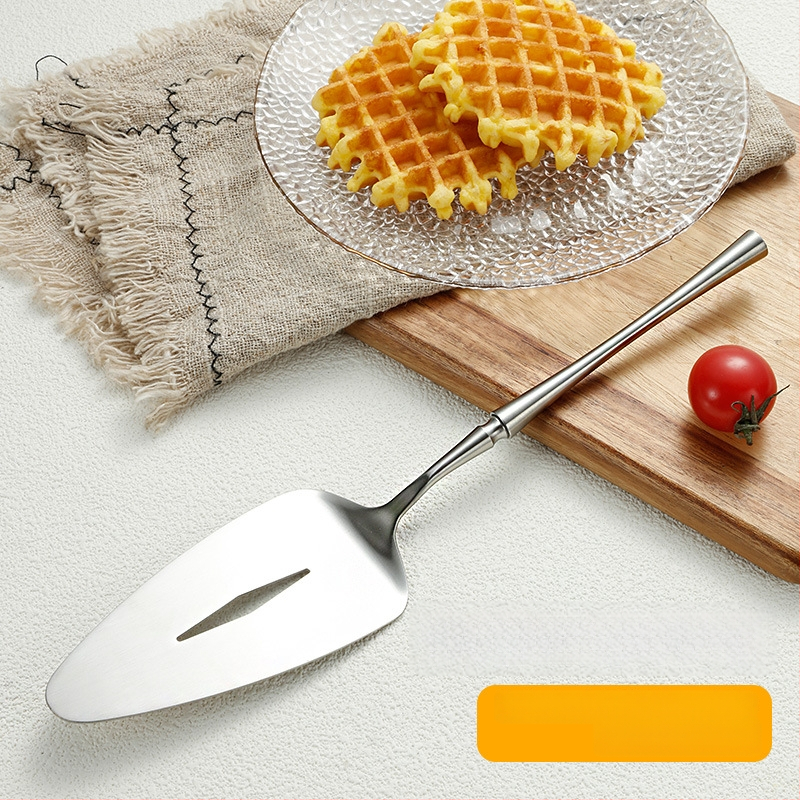 Trojuholníková lopatka na tortu, 304 nerezová oceľ, leštenie Hemp Wheel, moderný minimalistický štýl, jednofarebný vzor
