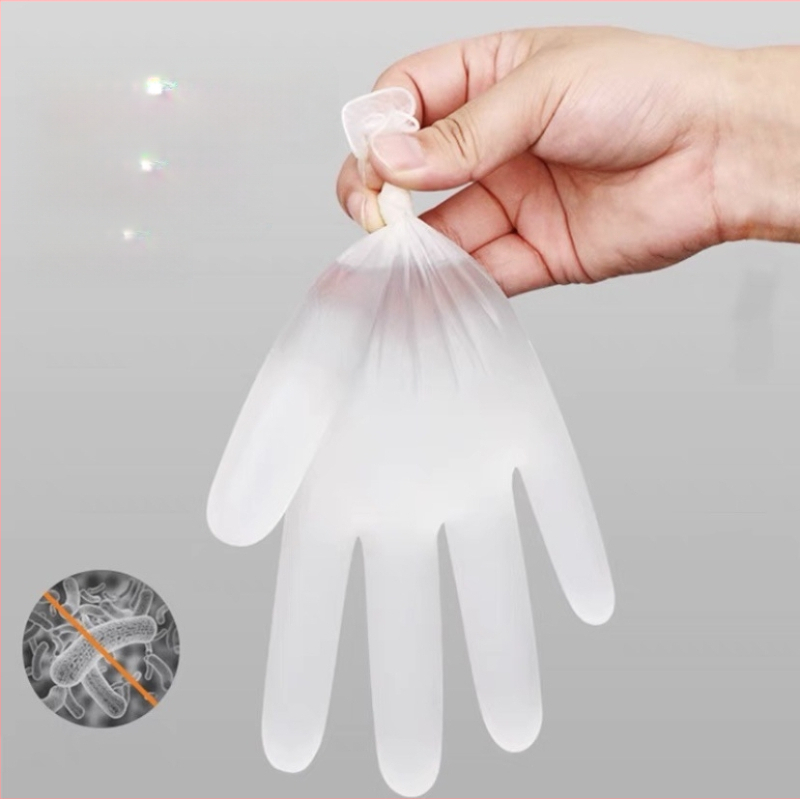 Jednorázové priehľadné PVC rukavice pre kozmetické salóny, vhodné na masáž a masáž chrbta
