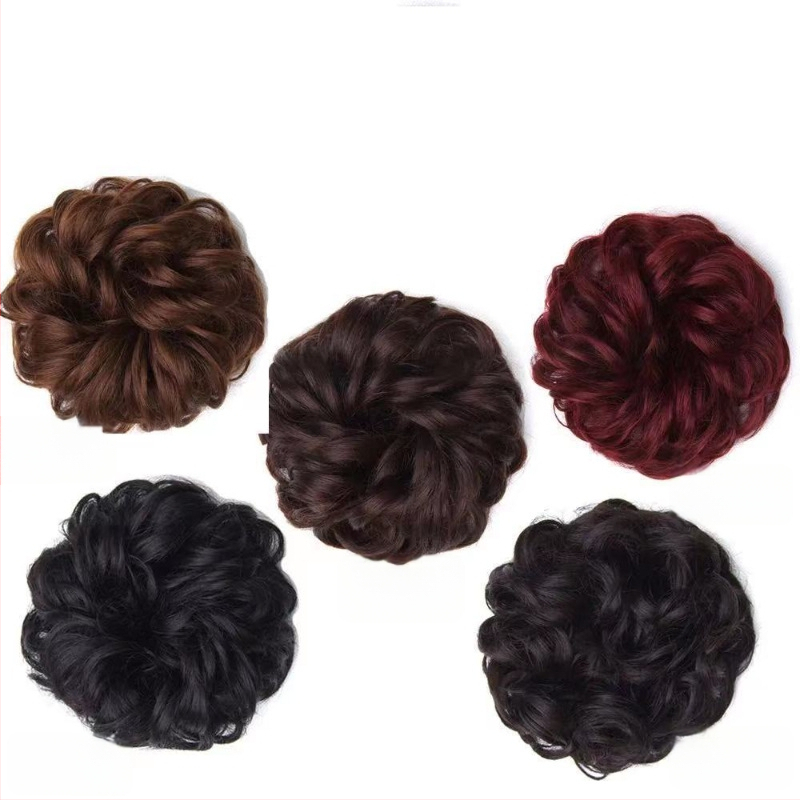 Parochňa s copom a kvetinovým čelenkom, hodvábne vlasy, mechanické spracovanie, nejde farbiť, pre ženy