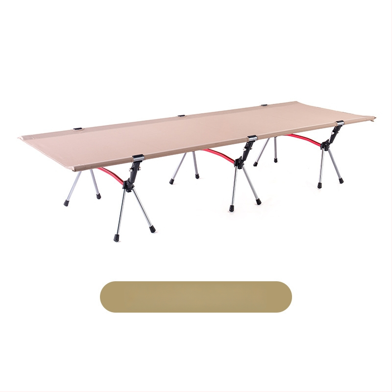 Starry vonkajšia zložiteľná kempingová posteľ s hliníkovým rámom, 2,8 kg, nosnosť 150 kg, povrch z 1000D plaid tkaniny