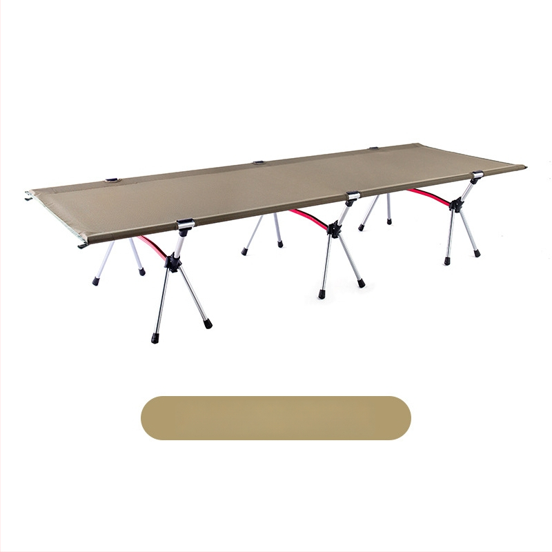 Starry vonkajšia zložiteľná kempingová posteľ s hliníkovým rámom, 2,8 kg, nosnosť 150 kg, povrch z 1000D plaid tkaniny