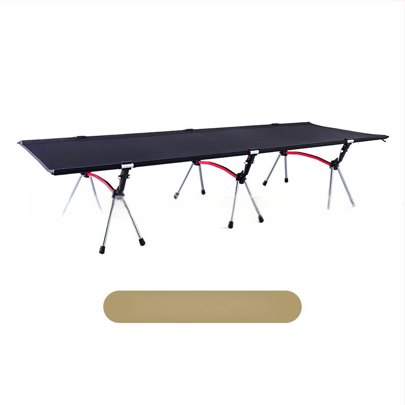 Starry vonkajšia zložiteľná kempingová posteľ s hliníkovým rámom, 2,8 kg, nosnosť 150 kg, povrch z 1000D plaid tkaniny