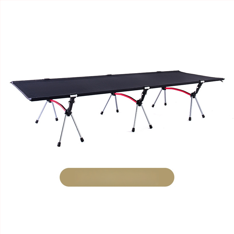 Starry vonkajšia zložiteľná kempingová posteľ s hliníkovým rámom, 2,8 kg, nosnosť 150 kg, povrch z 1000D plaid tkaniny