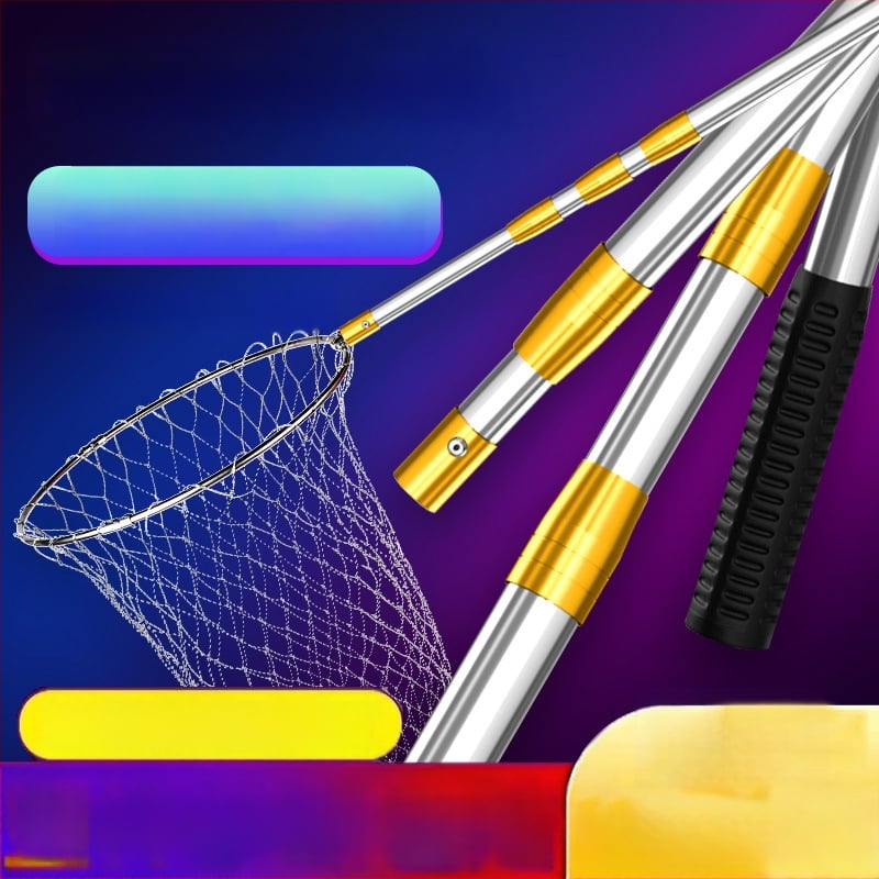 Sada teleskopickej siete z nehrdzavejúcej ocele, ultra tvrdá, s hlavou siete DSHAJDI02