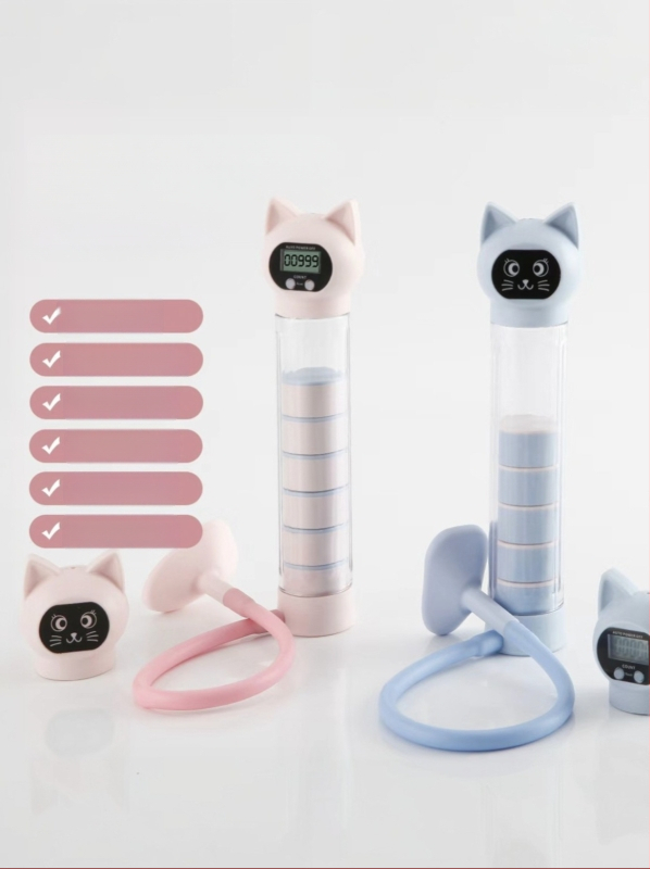 Nuopusi nastaviteľná dýchacia činka pre domáce fitness, ABS konštrukcia, model 025A, tréner na brucho a kapacitu pľúc