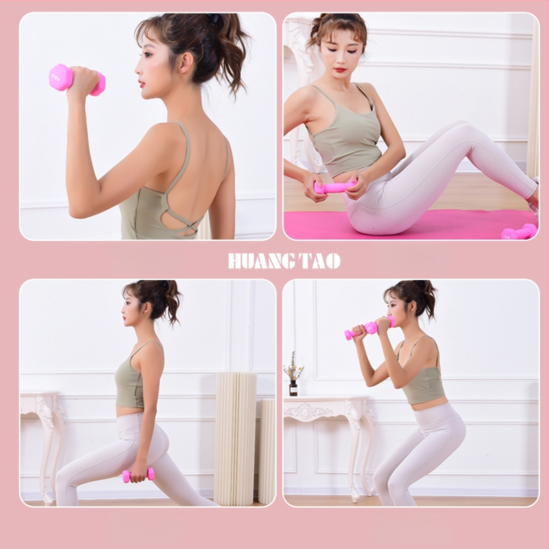 Royal Peach činka, EVA materiál, hexagonálny tvar, 1-5 kg, domáce cvičenie