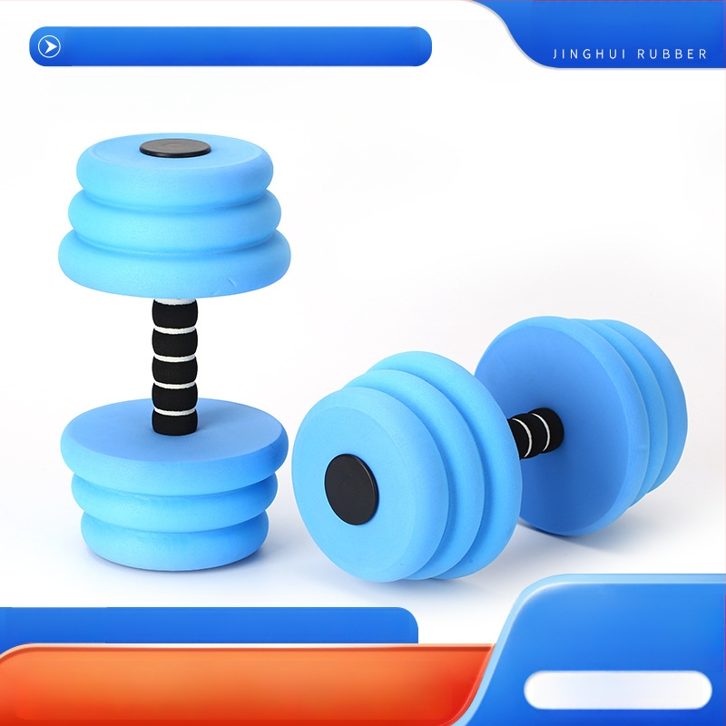 EVA plávajúce činky - určené na plávanie a vodné aktivity, 80 mm, Jinghui guma a plast