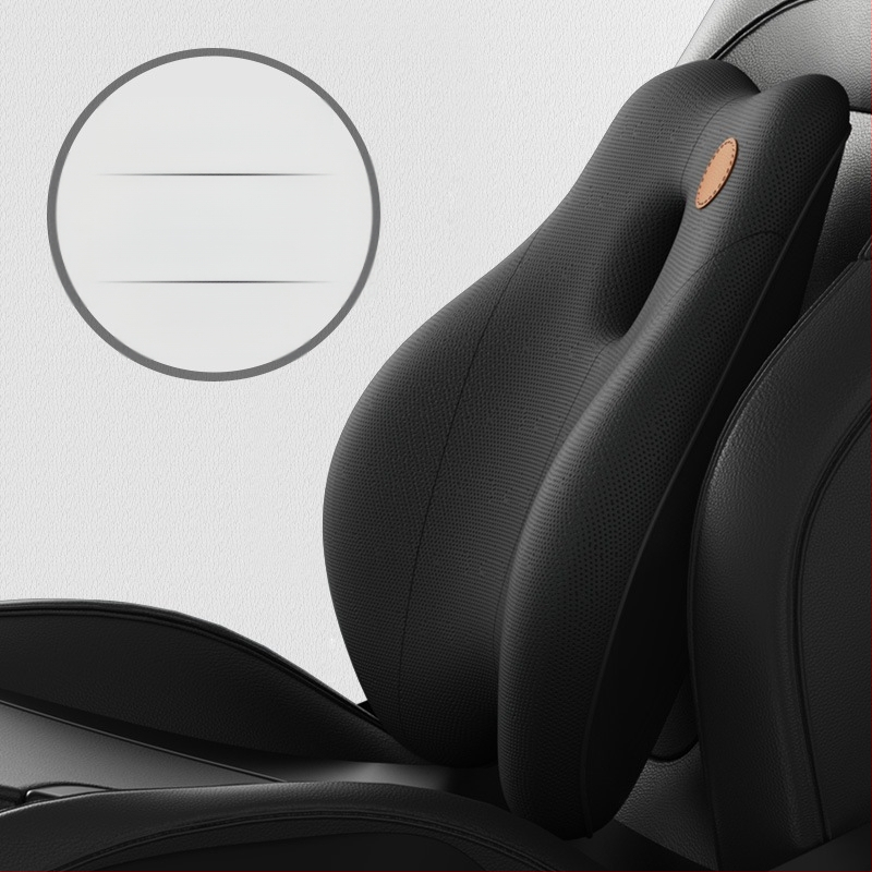 Bedrová opora do auta s vankúšom, pamäťová pena, nordický štýl, pre všetky ročné obdobia, univerzálna kompatibilita s vozidlami