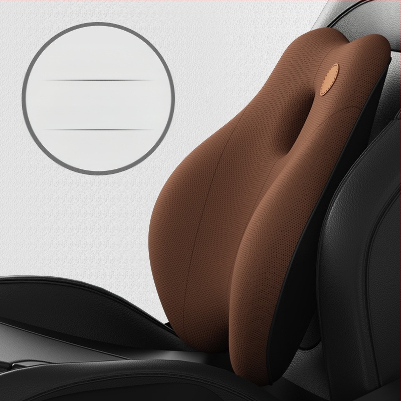 Bedrová opora do auta s vankúšom, pamäťová pena, nordický štýl, pre všetky ročné obdobia, univerzálna kompatibilita s vozidlami