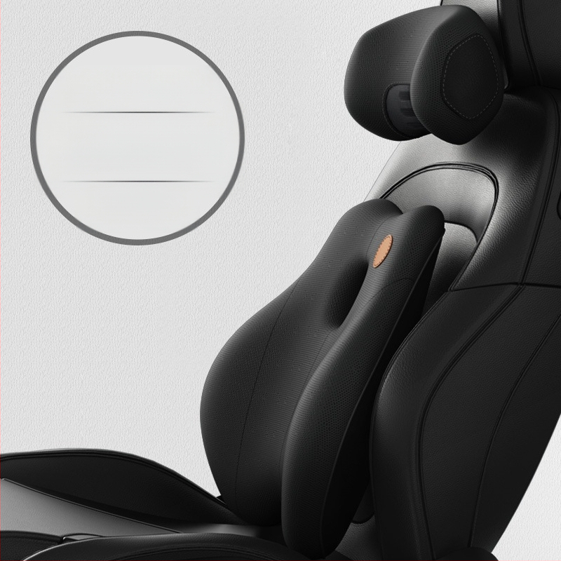 Bedrová opora do auta s vankúšom, pamäťová pena, nordický štýl, pre všetky ročné obdobia, univerzálna kompatibilita s vozidlami