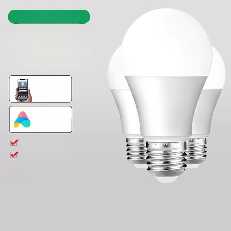 Έξυπνος LED λαμπτήρας E27, ρυθμιζόμενος φωτισμός, αλλαγή χρώματος, έλεγχος μέσω εφαρμογής, 110-265V