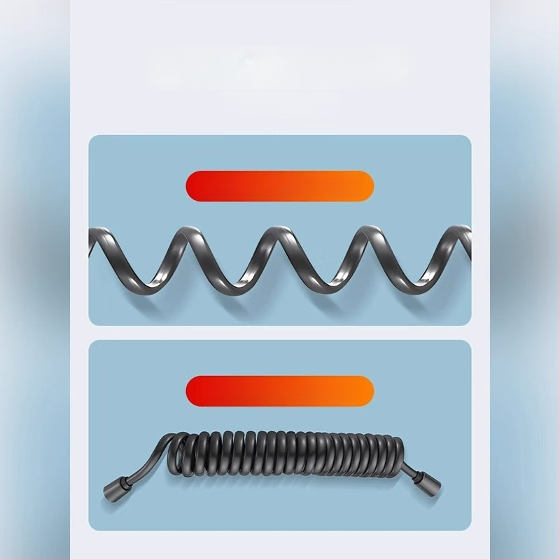 Teleskopická hadica pre WC sprchovanie, univerzálne použitie s bidetom a sprchou, s pružinovým trubovým rozšírením