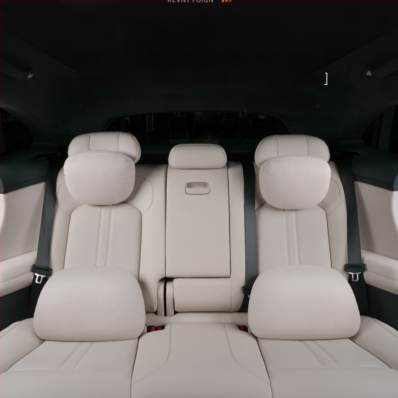 Automobiļu magnētiskais galvas balsts ar muguras lejasdaļas atbalstu — universāla uzstādīšana, visu sezonu lietošanai, ārējais materiāls kokvilna, pildījums sintētiskās šķiedras