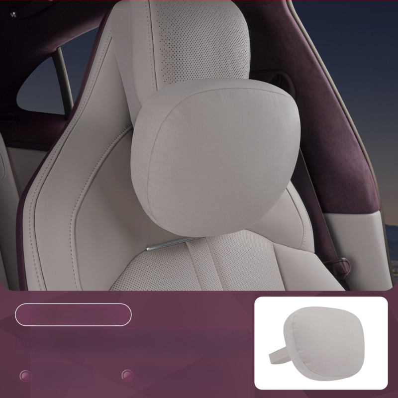 Automobiļu magnētiskais galvas balsts ar muguras lejasdaļas atbalstu — universāla uzstādīšana, visu sezonu lietošanai, ārējais materiāls kokvilna, pildījums sintētiskās šķiedras