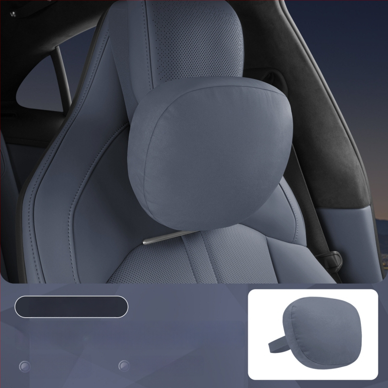 Automobiļu magnētiskais galvas balsts ar muguras lejasdaļas atbalstu — universāla uzstādīšana, visu sezonu lietošanai, ārējais materiāls kokvilna, pildījums sintētiskās šķiedras