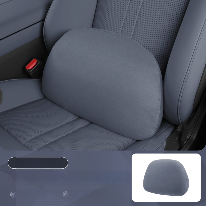 Automobiļu magnētiskais galvas balsts ar muguras lejasdaļas atbalstu — universāla uzstādīšana, visu sezonu lietošanai, ārējais materiāls kokvilna, pildījums sintētiskās šķiedras