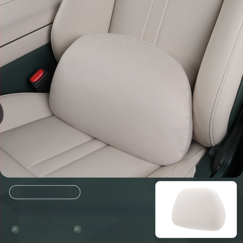 Automobiļu magnētiskais galvas balsts ar muguras lejasdaļas atbalstu — universāla uzstādīšana, visu sezonu lietošanai, ārējais materiāls kokvilna, pildījums sintētiskās šķiedras