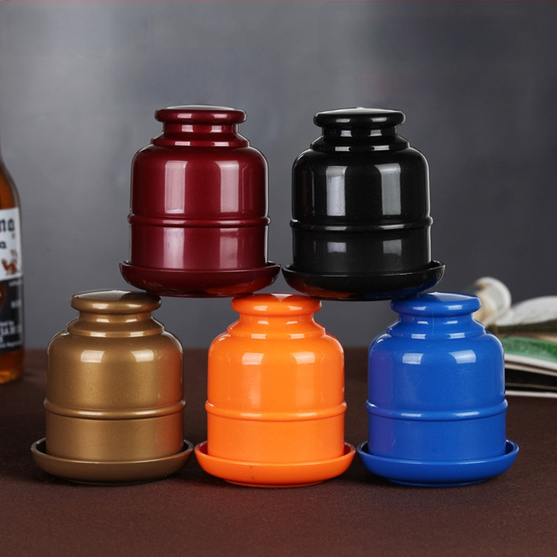 Kauliņu kausu komplekts ar pastiprinātu dizainu, apakšējais trauks un šekers – PP materiāls, noapaļotas malas