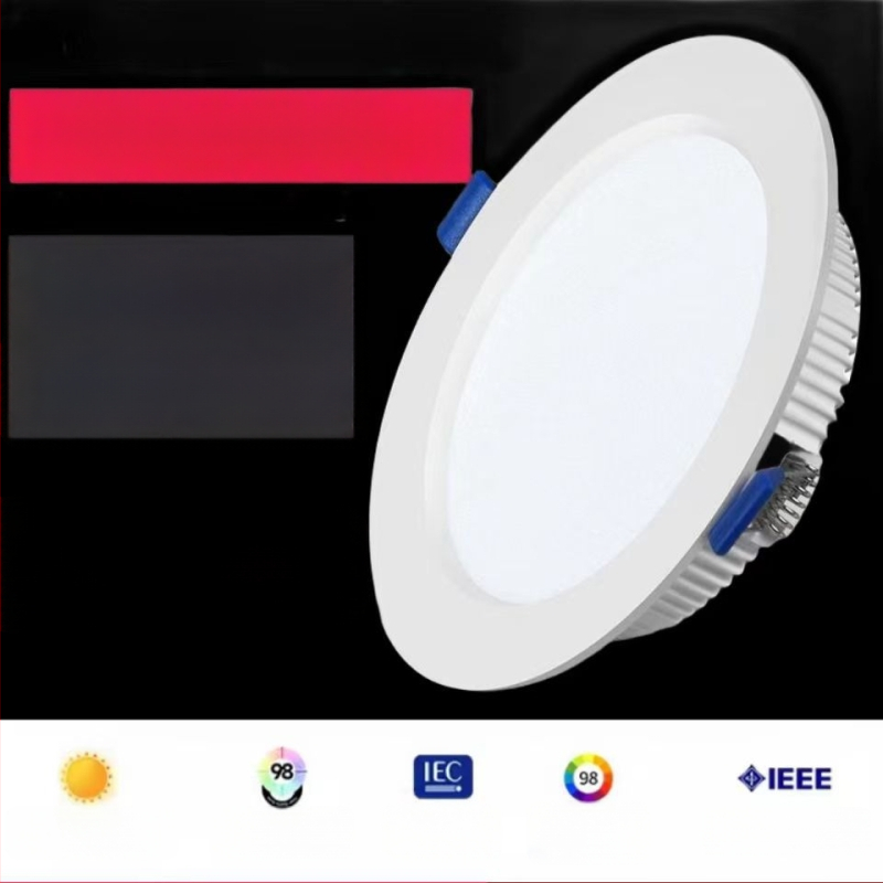 LED zapustené stropné svietidlo, 3W, 220V, skrytá inštalácia, hliníkové puzdro